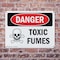 Signmission Toxic Fumes Danger Sign, Plastic, 10in W x 7in L, 2PK OS-2PACK-DS-P-710-L-1726 - alternate 8